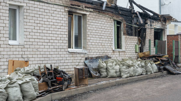 Professional Fire Damage Removal technician working in Bellevue, PA